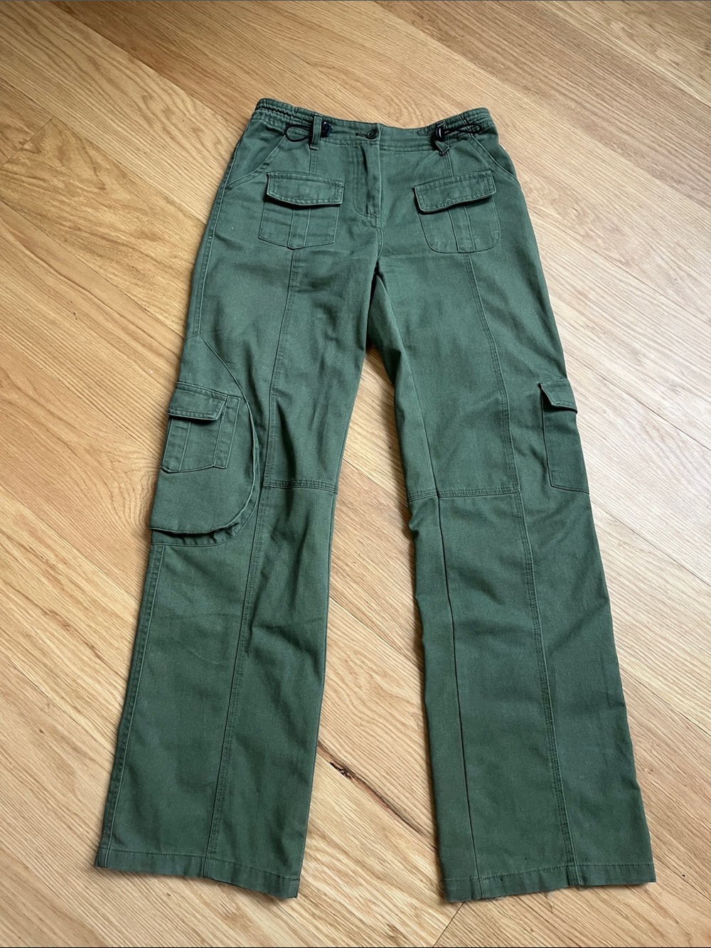 Brandy Melville Kim  Olive Green Cargo Pants - 25
